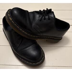 DR MARTENS AIRWAIR BLACK STEEL TOE SAFETY SHOE~STYLE NO. NN29 7SW SIZE 8 M US